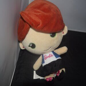 Official Barbie 10" Chibi Plush – Red Hair / Auburn Stylized Collectible
